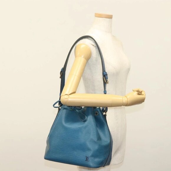 LOUIS VUITTON Epi Petit Noe Shoulder Bag Blue - Picture 1 of 16